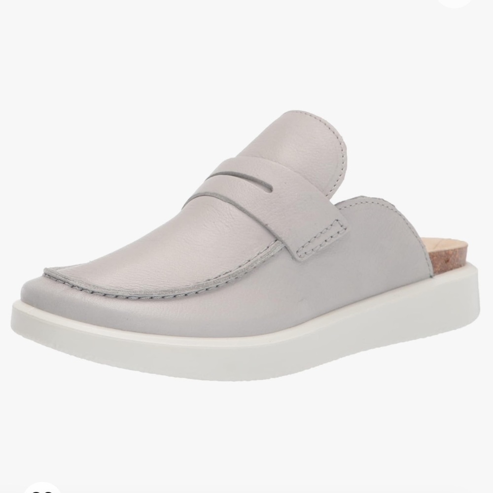 Ecco Corksphere Leather Mule